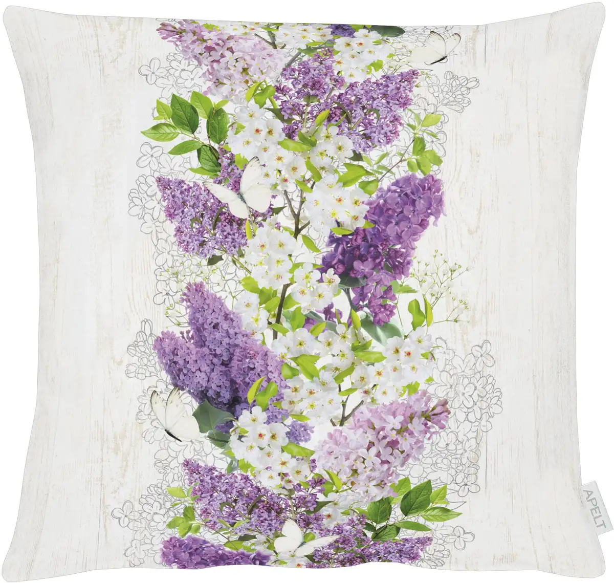 

АПЕЛЬТ декоративная подушка "6404", чехол с наполнителем, 1 шт APELT 35х50 см, лиловый