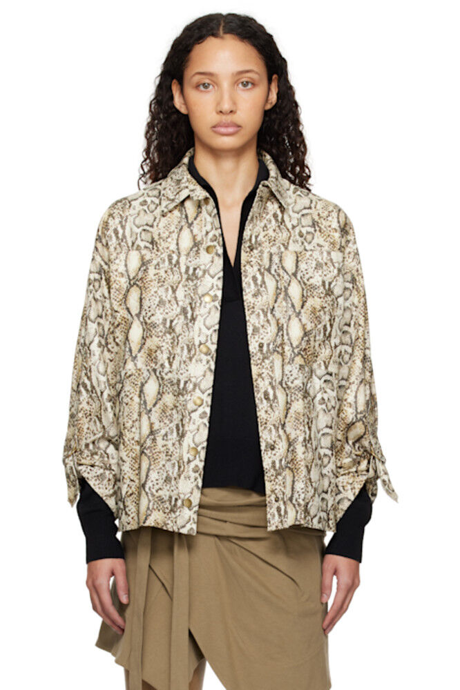 

Бежевая рубашка Florania Isabel Marant