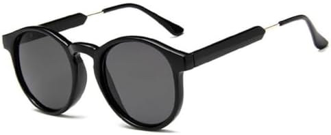 

Ретро круглые солнцезащитные очки 2026 года для женщин и мужчин, текстурированная круглая оправа, солнцезащитные очки с леопардовым принтом для женщин, модные солнцезащитные очки generic, C1 Black Grey