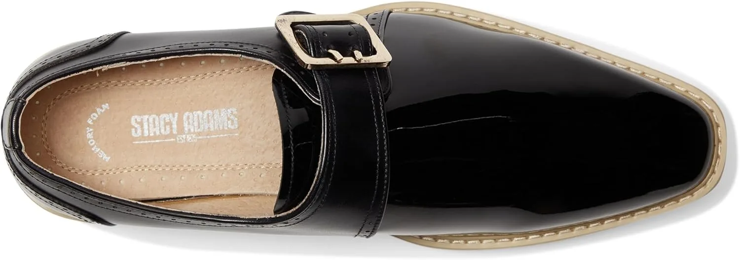 Туфли-монки Stacy Adams Bartram Monk Strap Monk Buckle Shoe, черный — фото 2