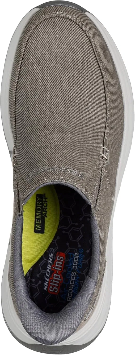Лоферы Skechers с технологией Slip-Ins, Taupe — фото 2