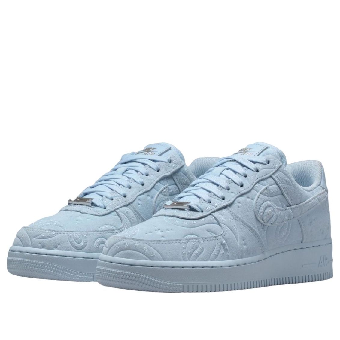 Кроссовки Nike Air Force 1 Low 'Hydrogen Blue Paisley' — фото 2