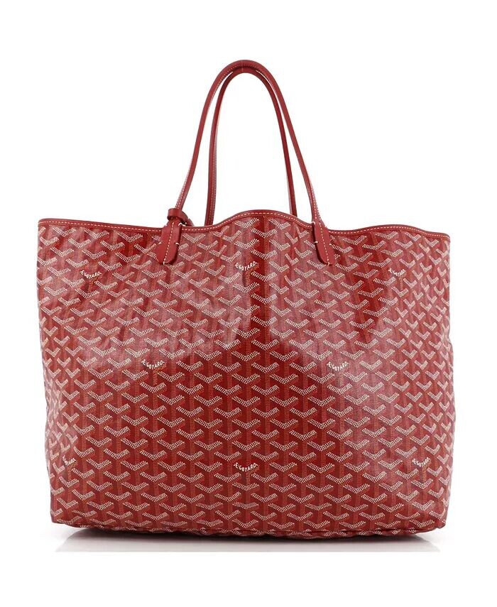 

Сумка-тоут GM Saint Louis с покрытием из холста Pre-Owned Goyard, красный