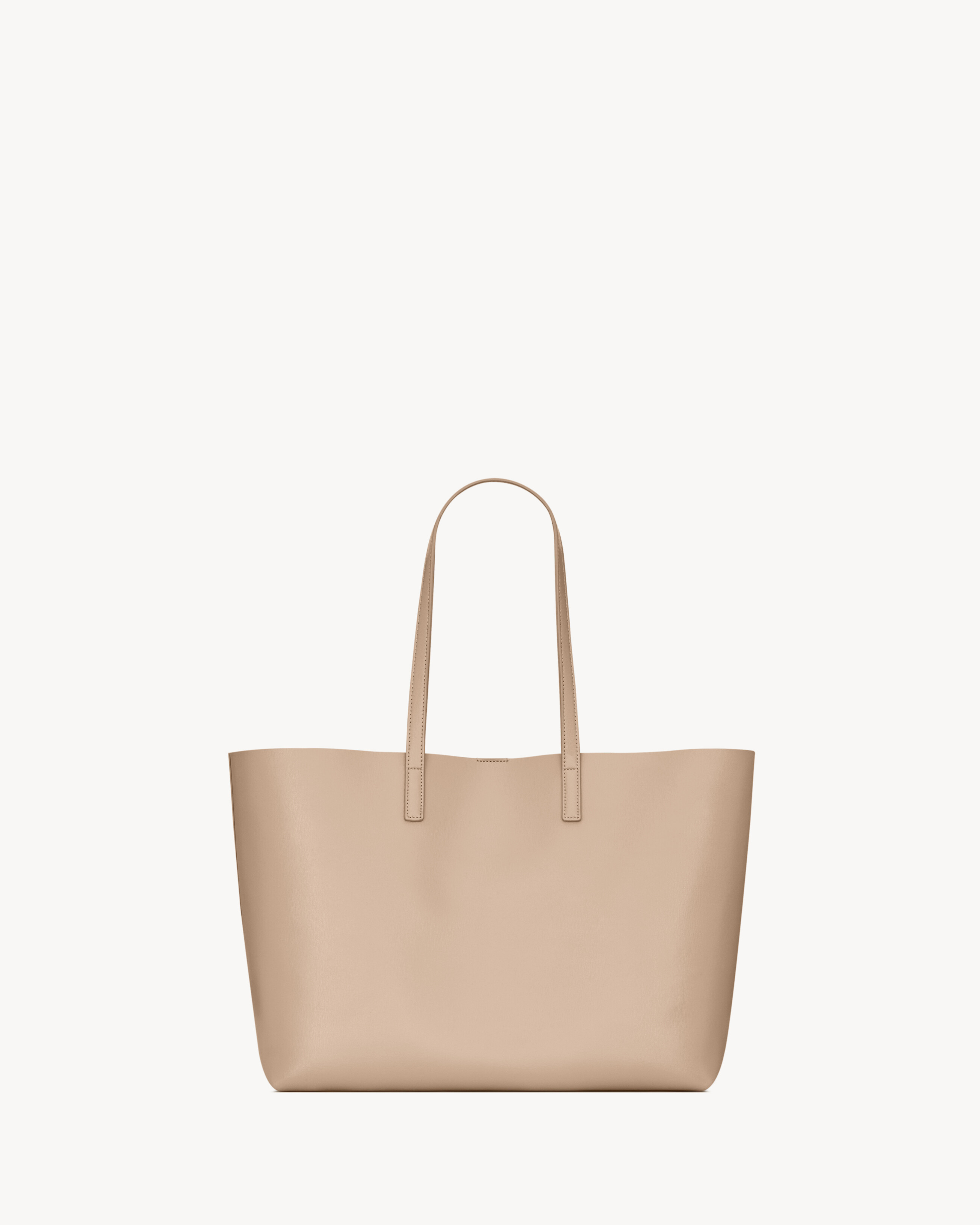 Сумка Shopping Saint Laurent из кожи, бежевый — фото 3