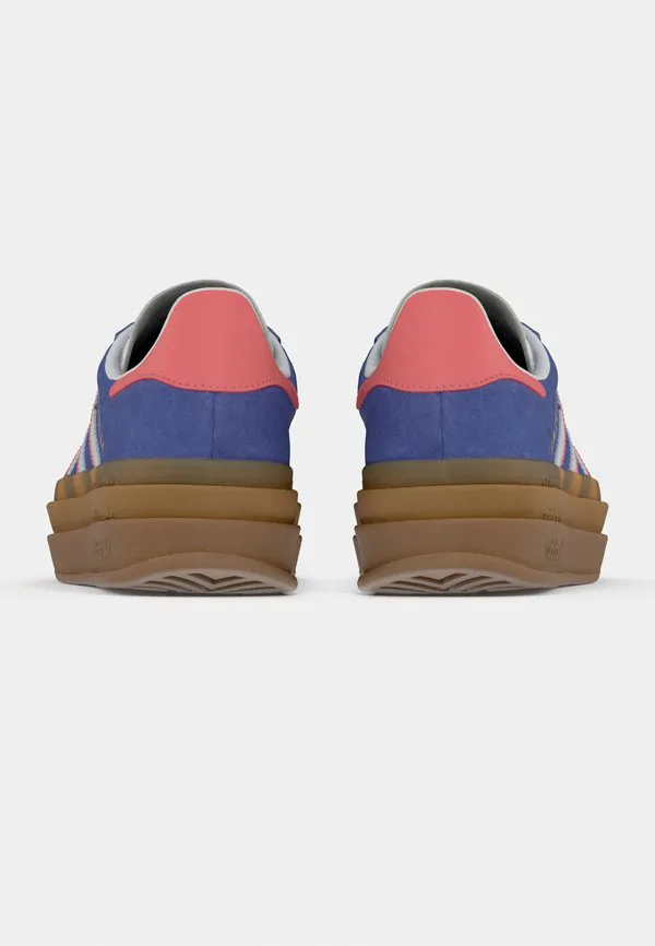 Кроссовки gazelle bold унисекс Adidas Originals, Real Lilac/Footwear White/Gold-Coloured Metallic — фото 4