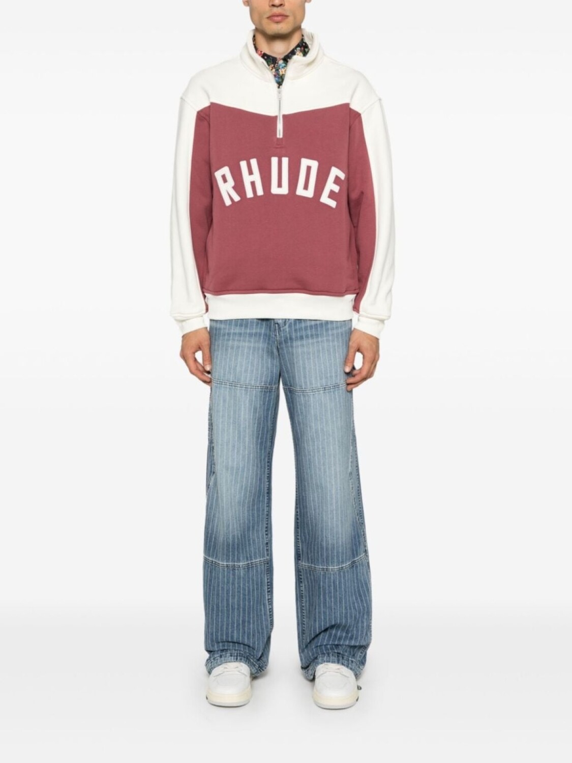 

RHUDE джинсы в тонкую полоску, синий