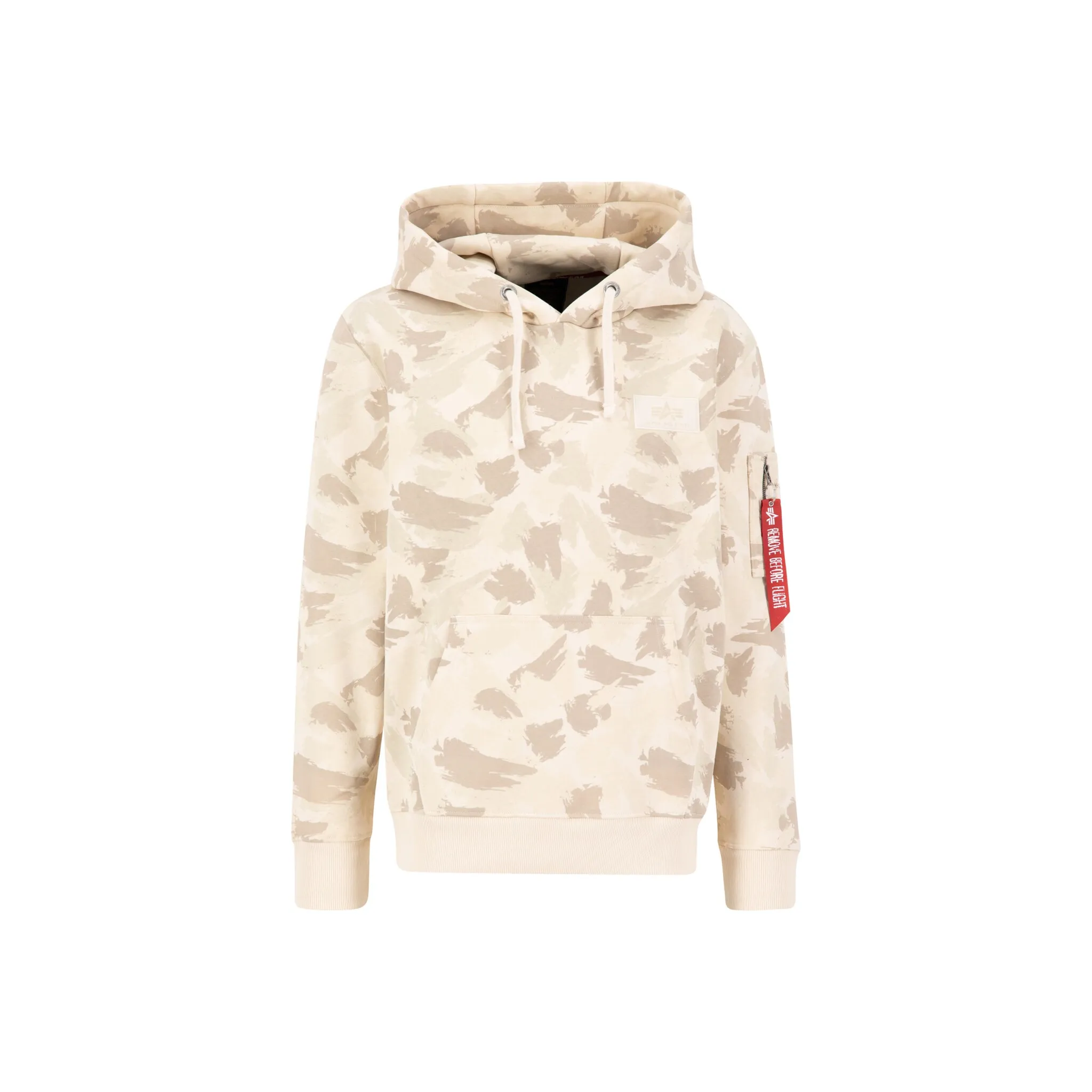 

Толстовка Alpha Industries " Alpha Industries Мужчины - Толстовки с принтом на спине, камуфляжная толстовка с капюшоном ", цвет Sand Camo
