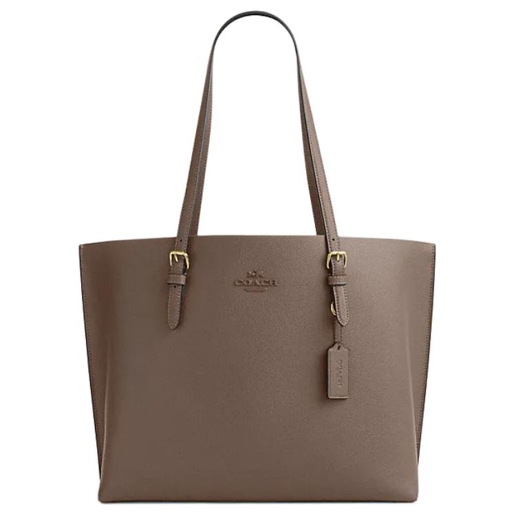 

COACH Одноплечевая сумка из спилка крупного рогатого скота большая женская тёмная умбра