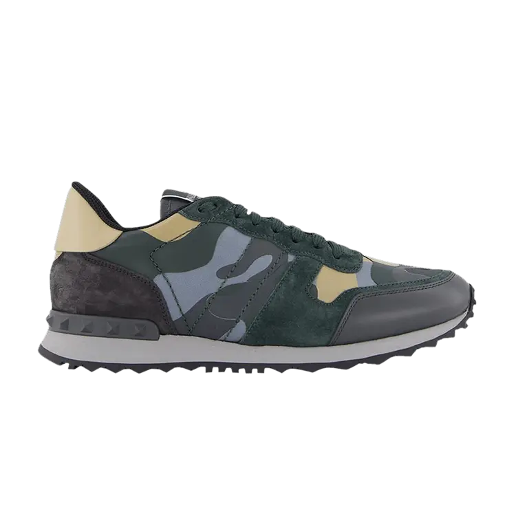 

Кроссовки Valentino Rockrunner Grey Camo, серый