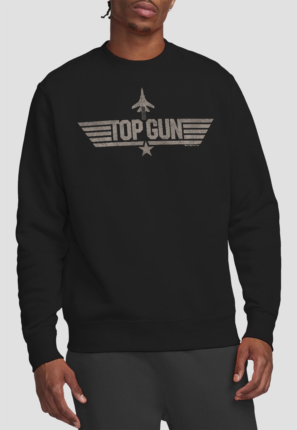 

Толстовка TOP GUN MONOTONED LOGO Cotton Soul, черный