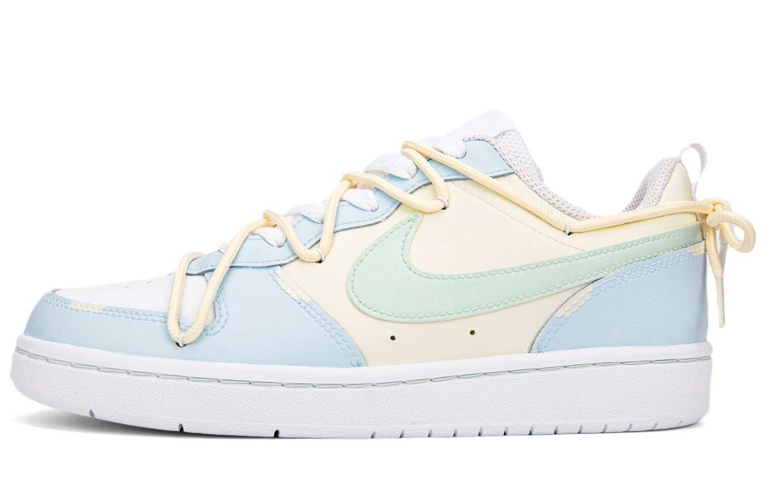 

Кроссовки Nike Court Borough Series Skateboard Shoes Women's Low-Top Blue Green