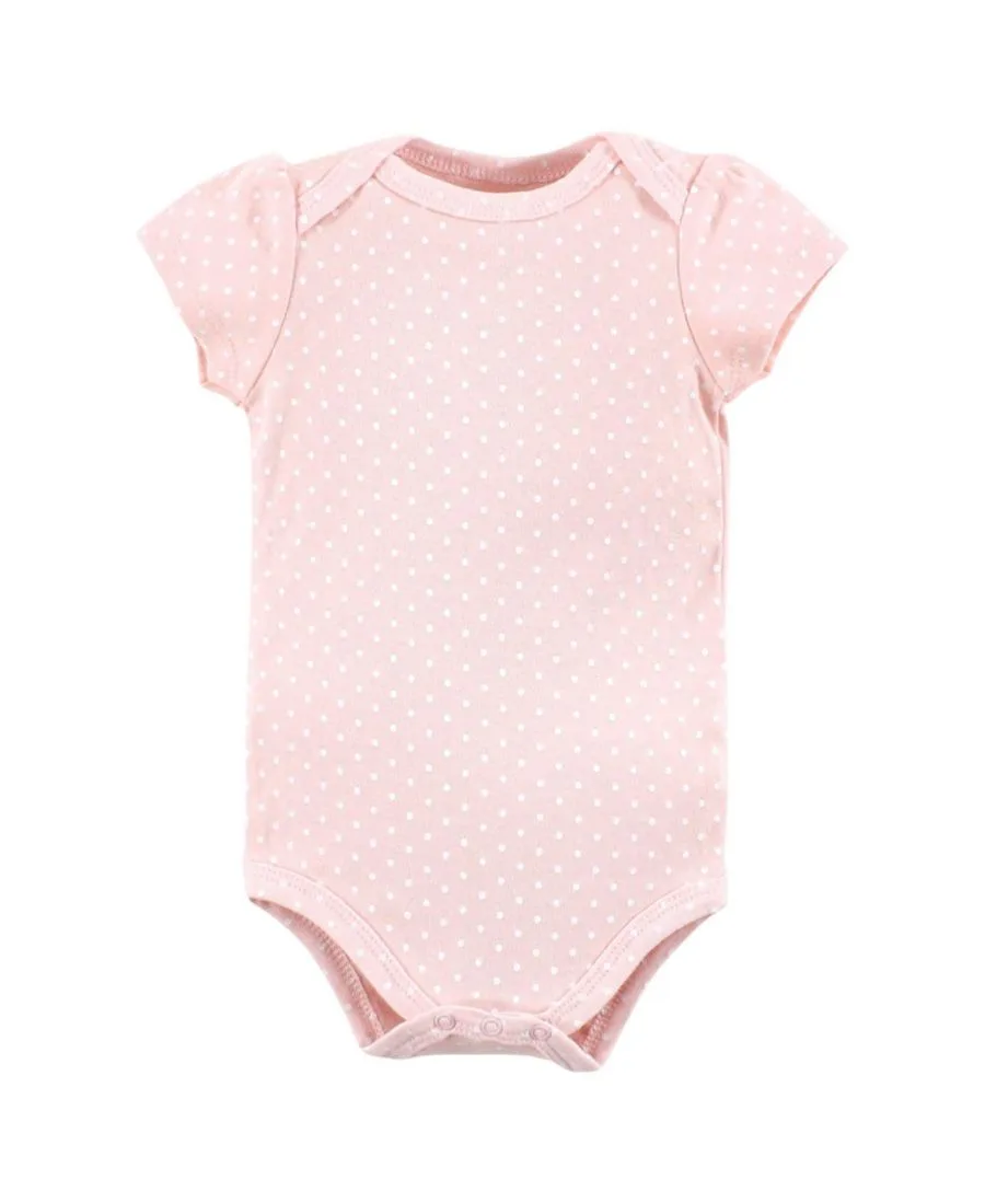 Комплект из 3 хлопковых боди Hudson Baby, mamas girl розовый peony tutu — фото 3