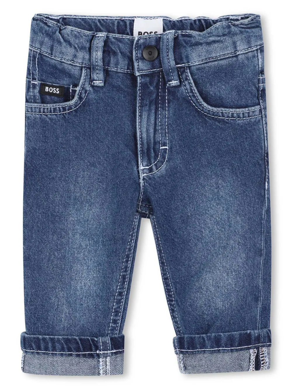 

Брюки из денима BOSS Kidswear, синий