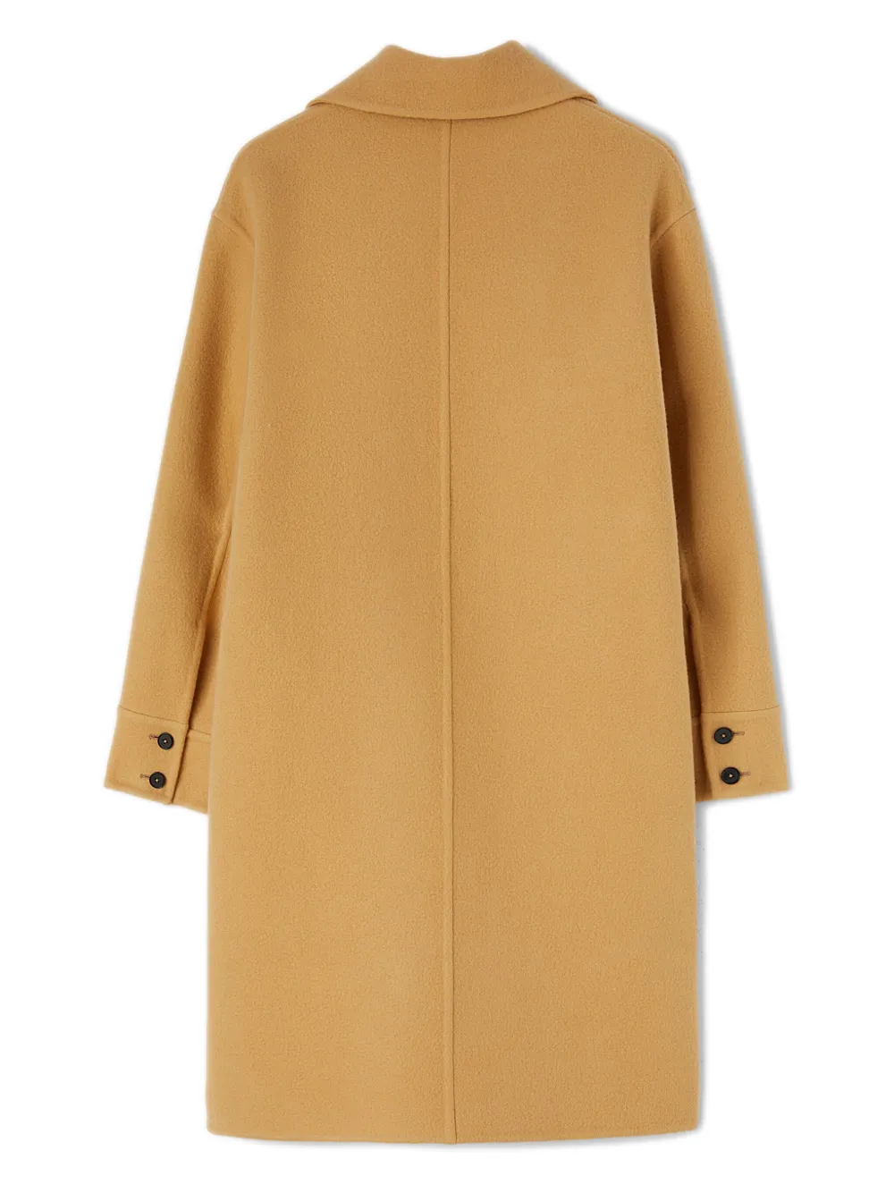Однобортное пальто из натуральной шерсти JIL SANDER, коричневый — фото 2