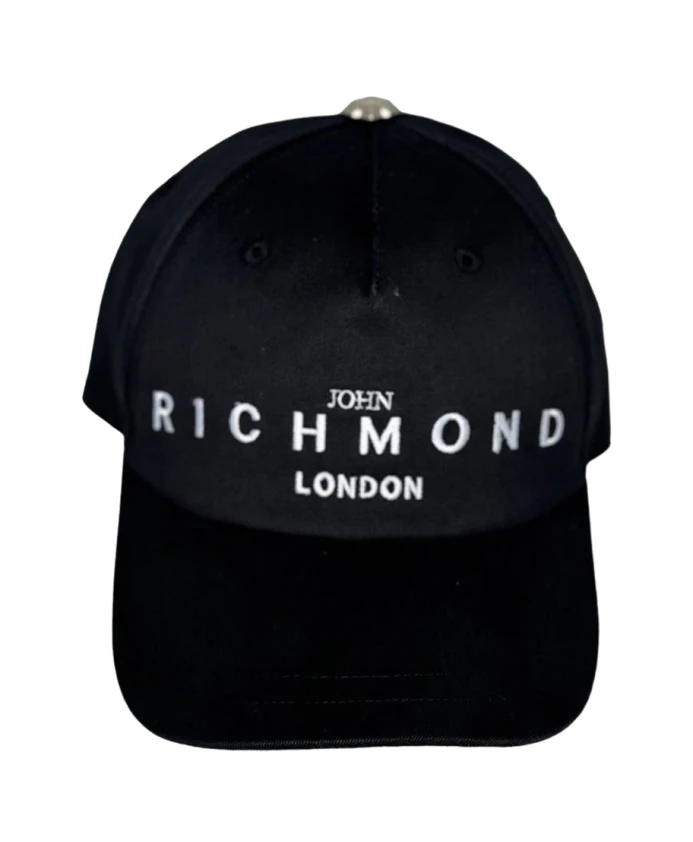 

Кепка с вышитым логотипом John Richmond, черный
