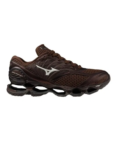 Мужские кроссовки MIZUNO WAVE PROPHECY LS для бега тёмно-синие — фото 3