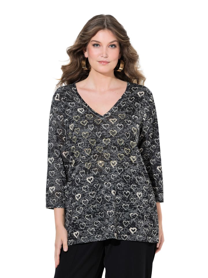 

MIAMODA Черная футболка, Черный, MIAMODA Черная футболка