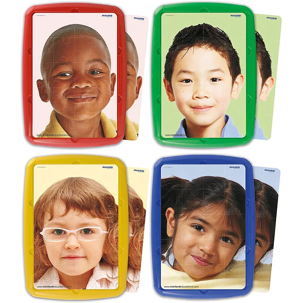 

Набор пазлов Miniland, часть 4: Дети в мире, мультиколор