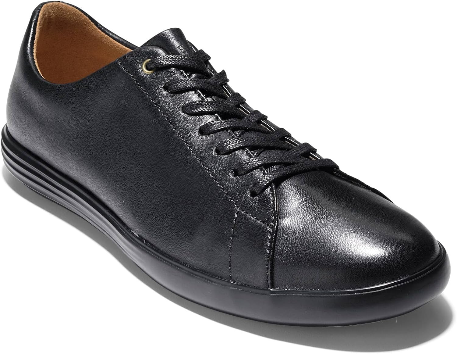 Мужские кожаные кроссовки Cole Haan Grand Crosscourt, черный — фото 4