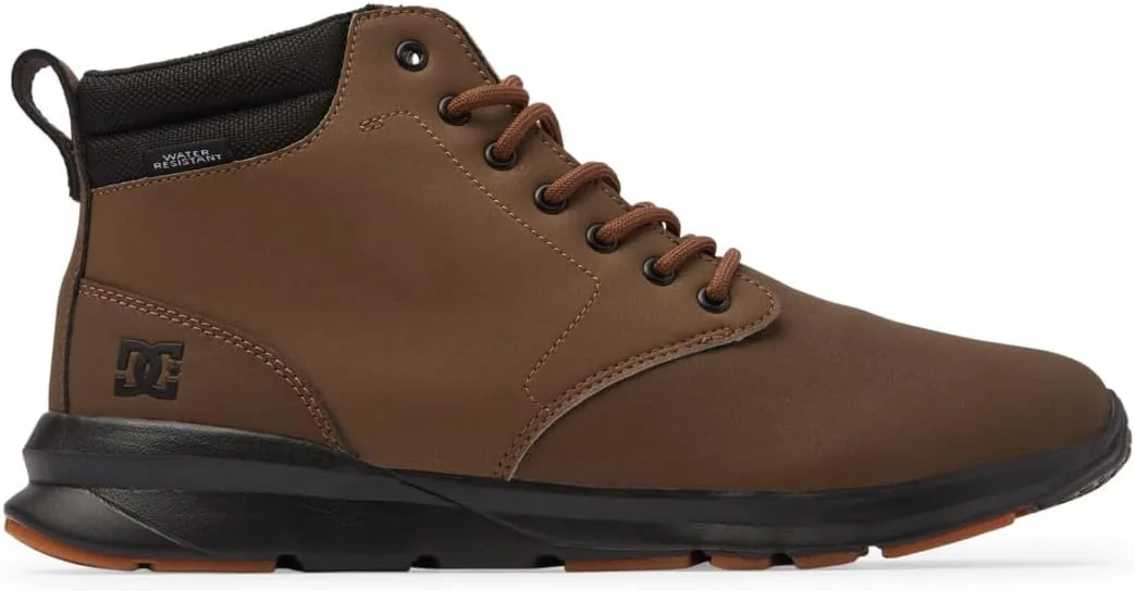 Мужские водонепроницаемые кожаные туфли DC Shoes Mason 2 ADYS700216, темно-коричневый — фото 2