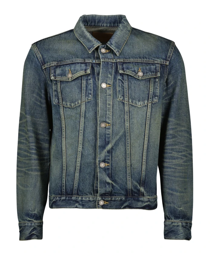 

Классическая джинсовая куртка Saint Laurent, синий