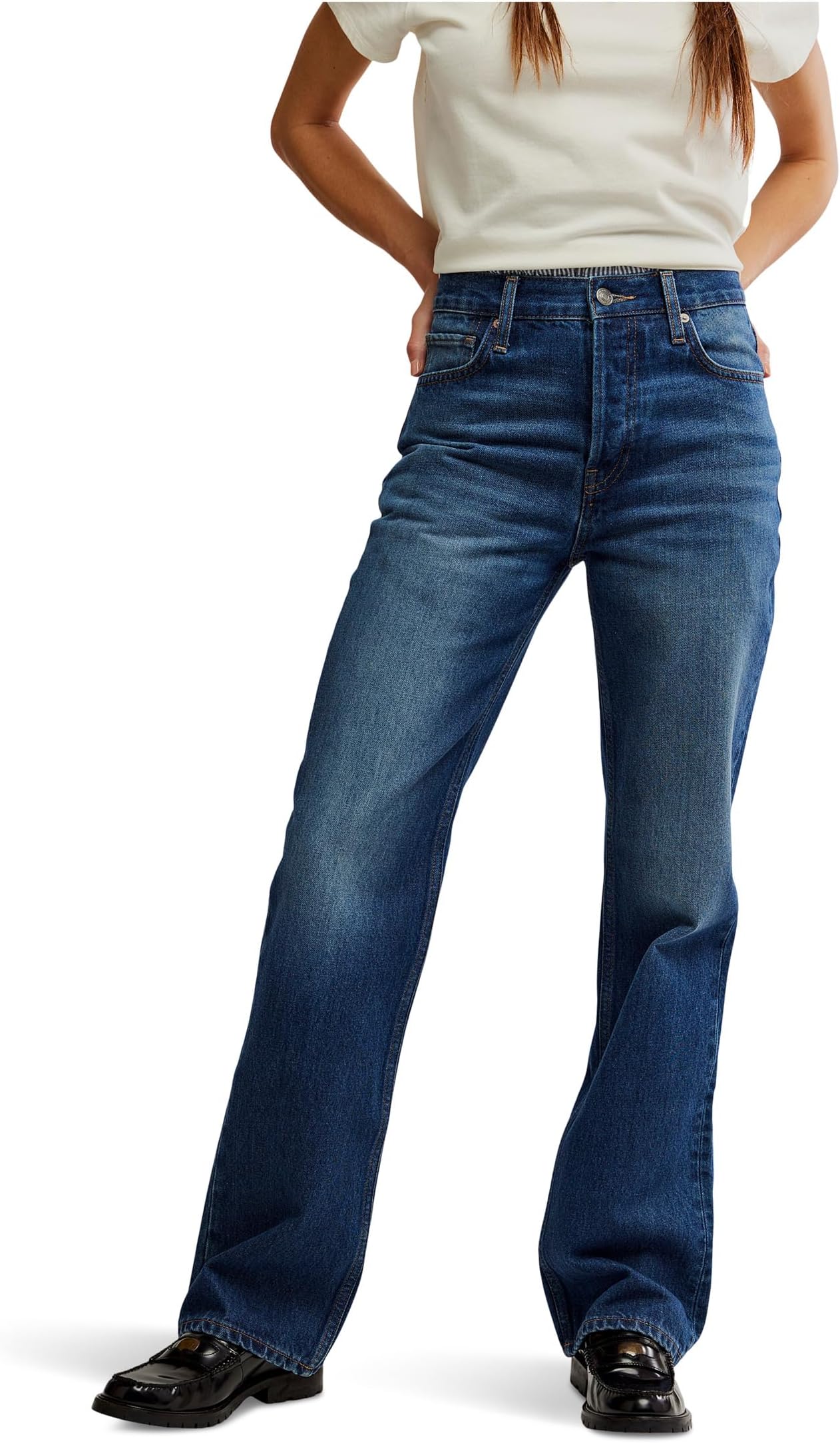 

Брюки Free People We The Free Holly Bootcut Jeans, Thames