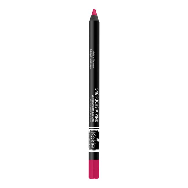 

Бархатистый гладкий карандаш для губ Kokie, цвет fuchsia pink, 1,2 гр
