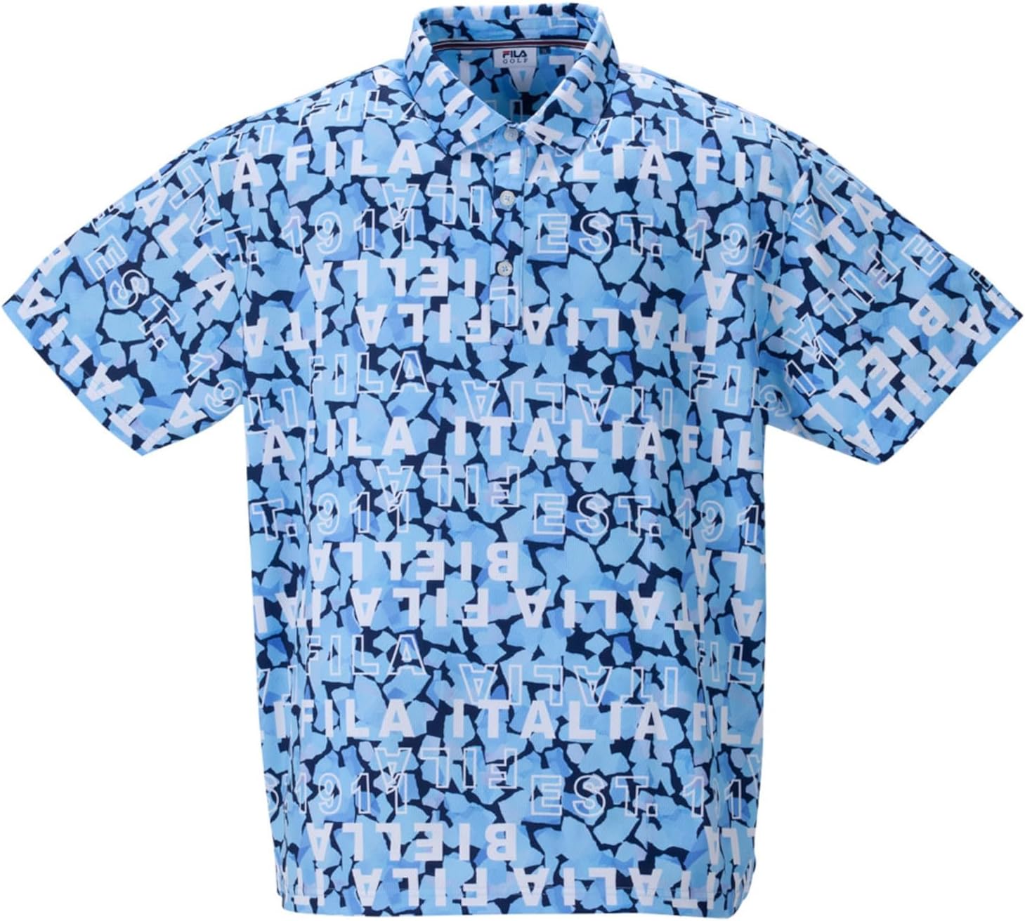 

Мужская классическая рубашка для гольфа Fila с коротким рукавом Fila Golf, синий