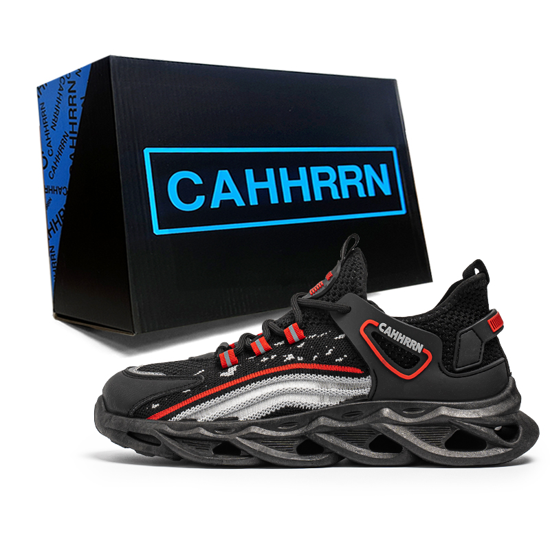 

CAHHRRN Дышащие мужские низкие кеды повседневные черные, цвет Black