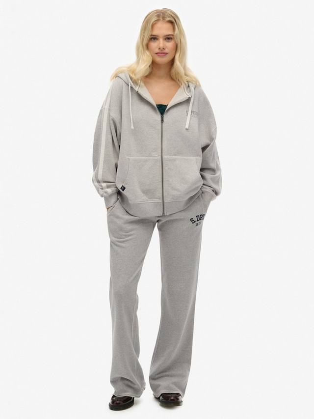 Свободная толстовка с регланной молнией Athletic Essentials Superdry, Glacier Grey Marl — фото 3