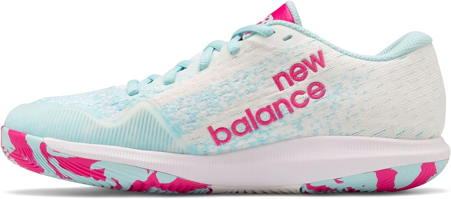 Мужские теннисные кроссовки New Balance MC996 легкие, белый/розовый — фото 3