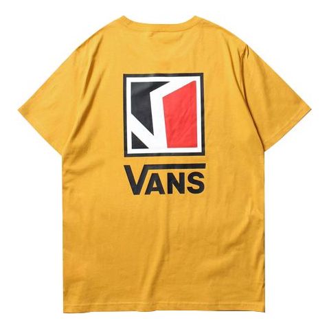 

Футболка Vans Classic Logo Printing Short Sleeve Couple Style Yellow VN0A4P4G50X, желтый