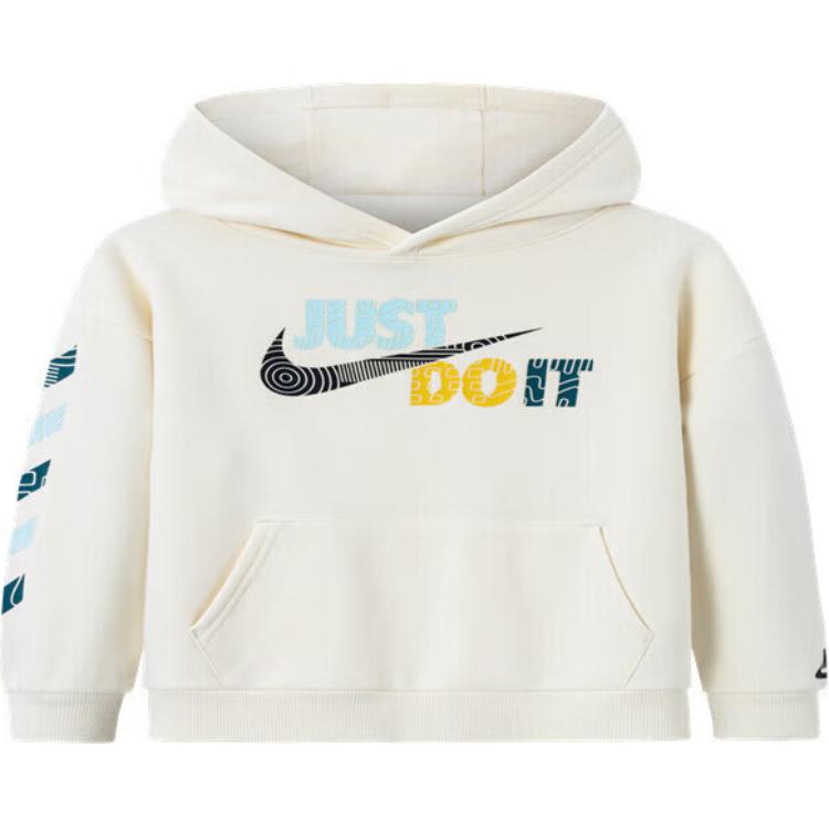 

Nike Толстовка молочно-белая для детей от 3 до 7 лет