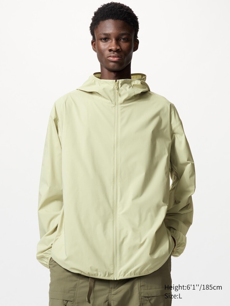 

Парка с защитой от ультрафиолета Uniqlo, 50 светло-зеленый