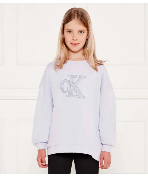 

Толстовка Loose fit Calvin Klein Jeans, фиолетовый
