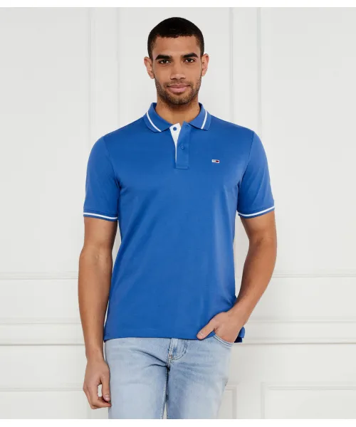 

Футболка поло Regular fit Tommy Jeans, синий