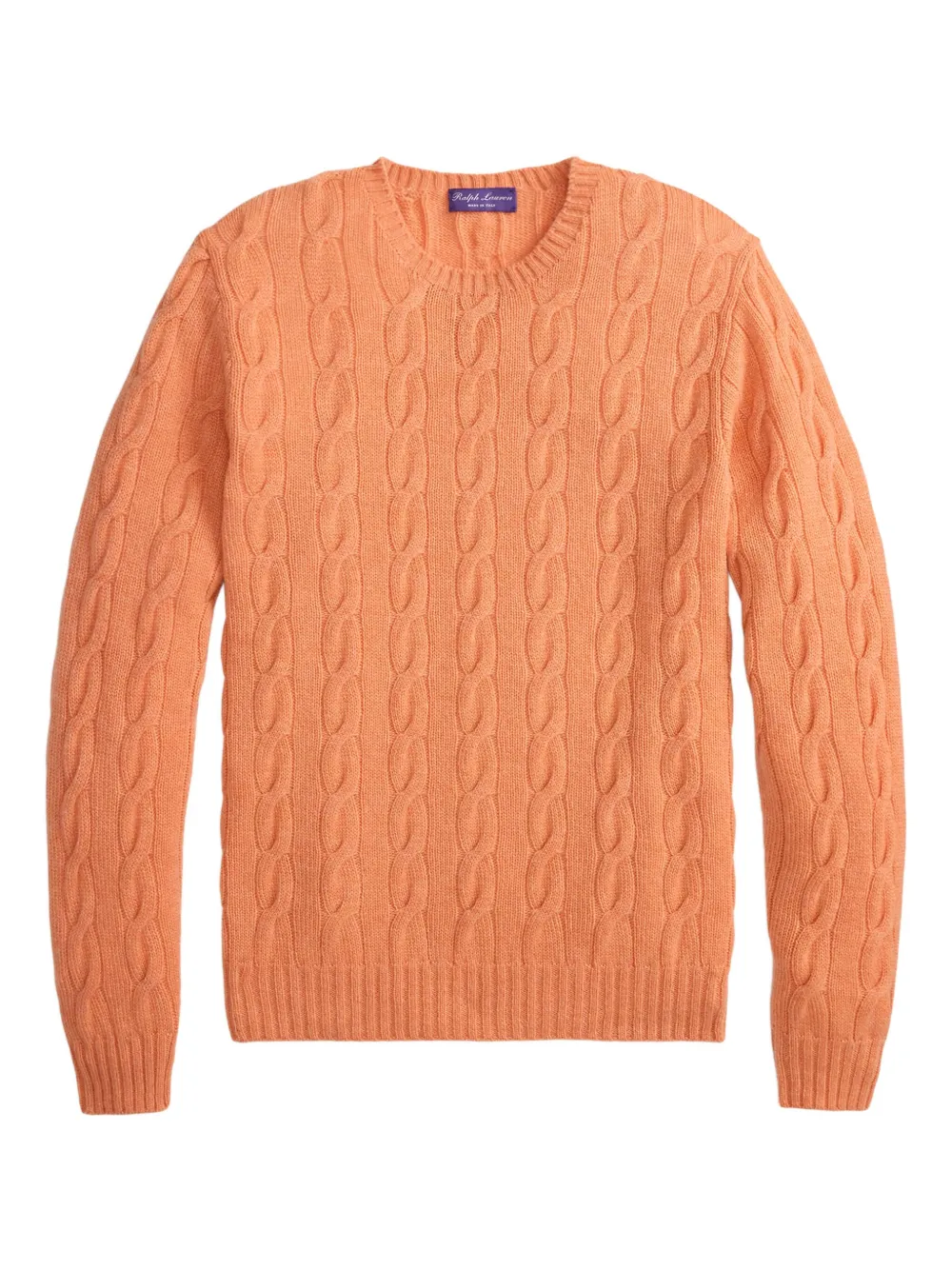 

Свитер фактурной вязки Ralph Lauren Purple Label, оранжевый