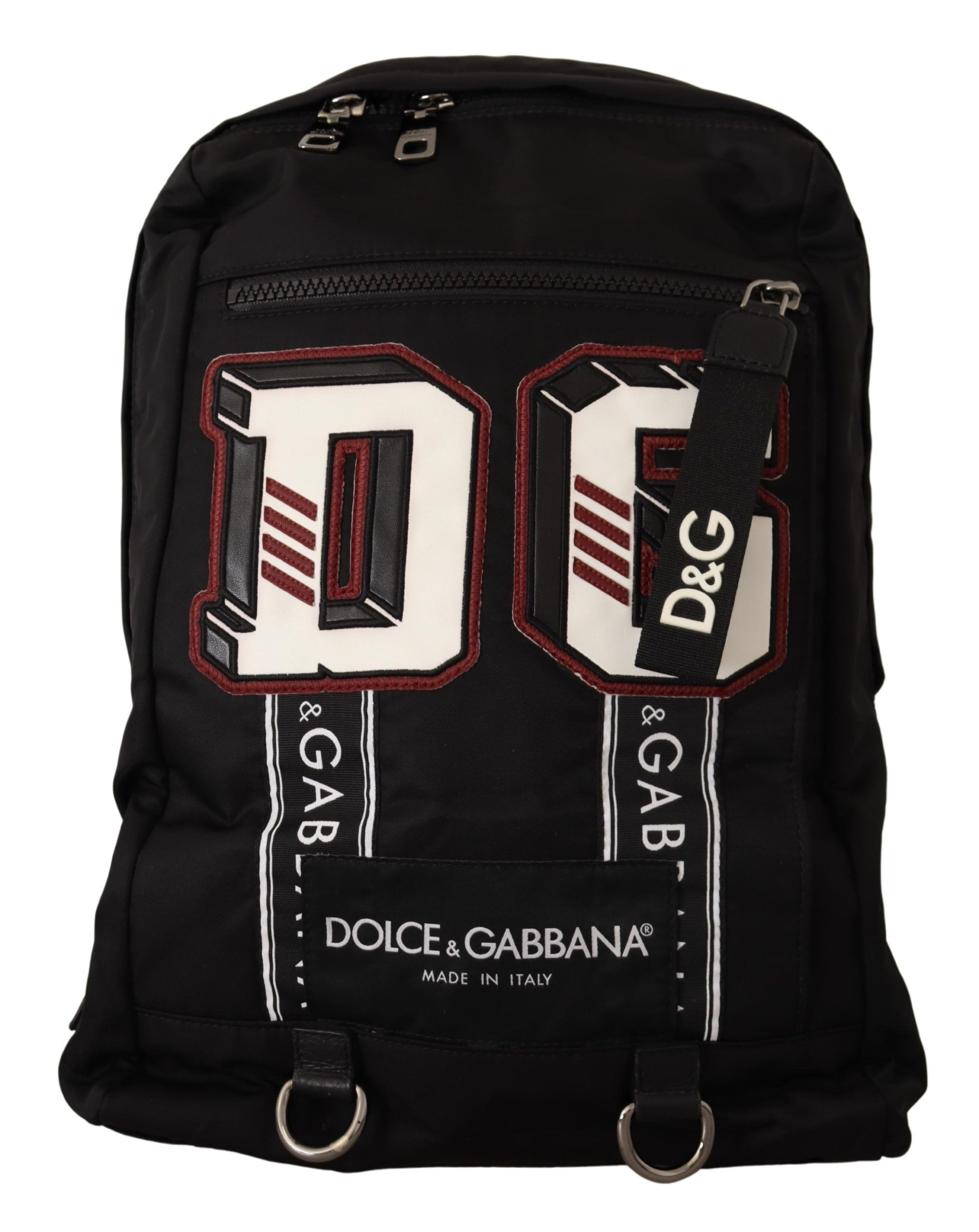 

Элегантный дизайнерский черный нейлоновый рюкзак Dolce & Gabbana