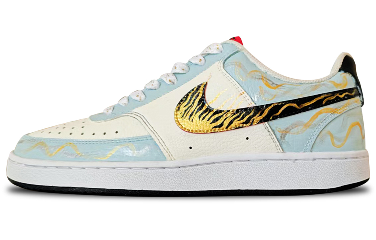 

Nike Court Vision 1 устойчивые к истиранию дышащие низкие скейтборд кроссовки men's sky blue