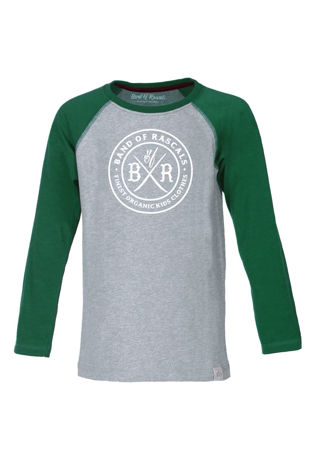 

Лонгслив Band of Rascals Circle Raglan, зеленый