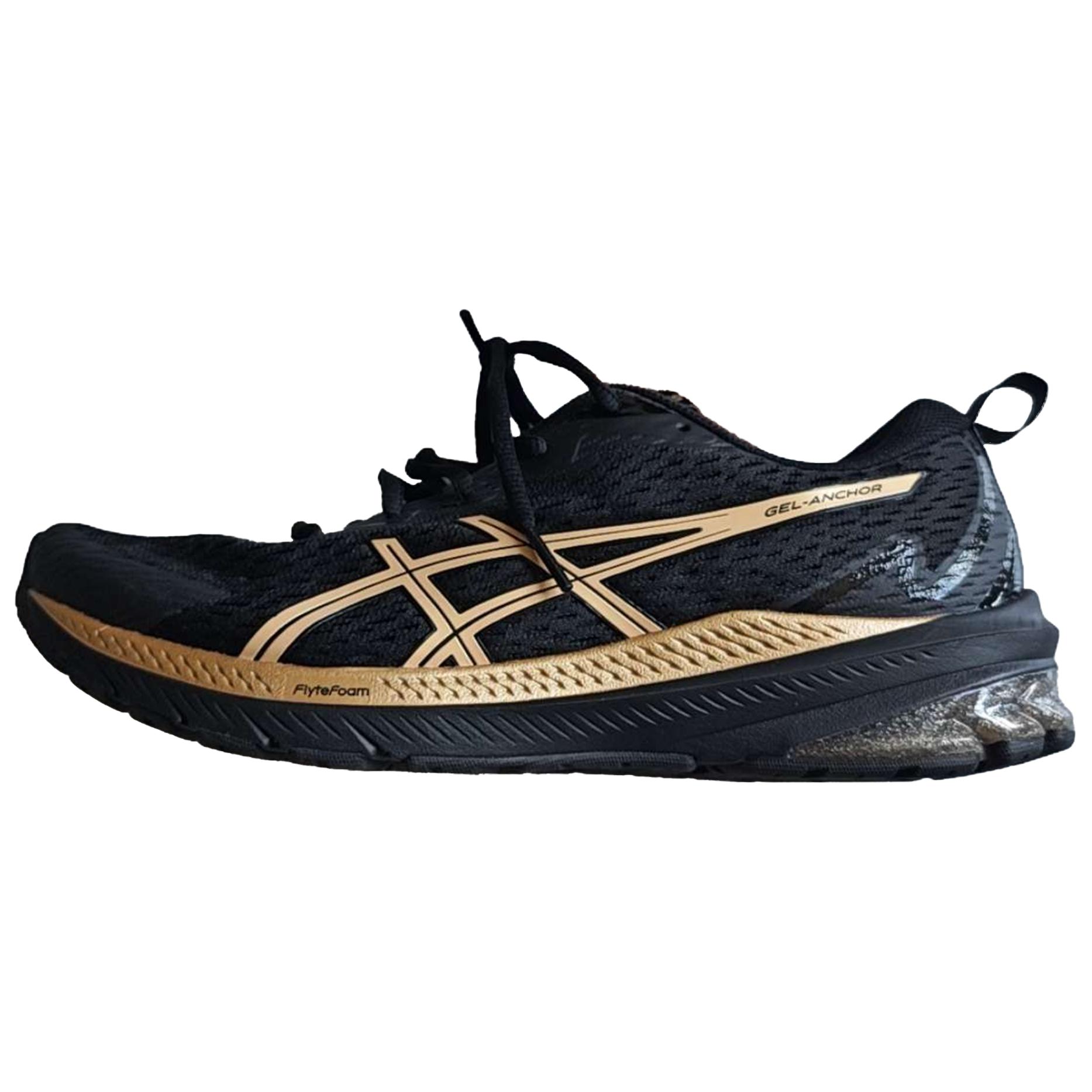 ASICS Кроссовки для бега GT 2000 12 Abrasion Resistant Low top мужские, черные, gold — фото 3