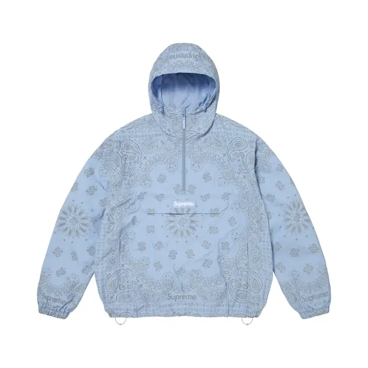 Светоотражающая бандана-анорак Supreme, синий