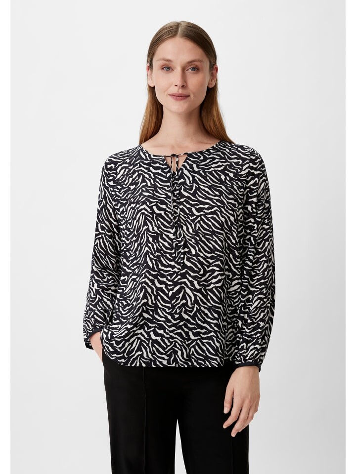 

Блуза comma CI Bluse langarm, черный