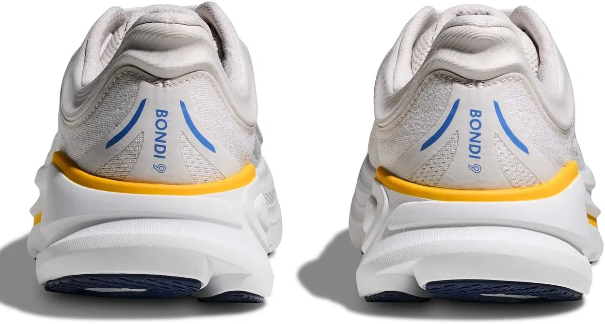 Мужские кроссовки HOKA Bondi 9, White — фото 4