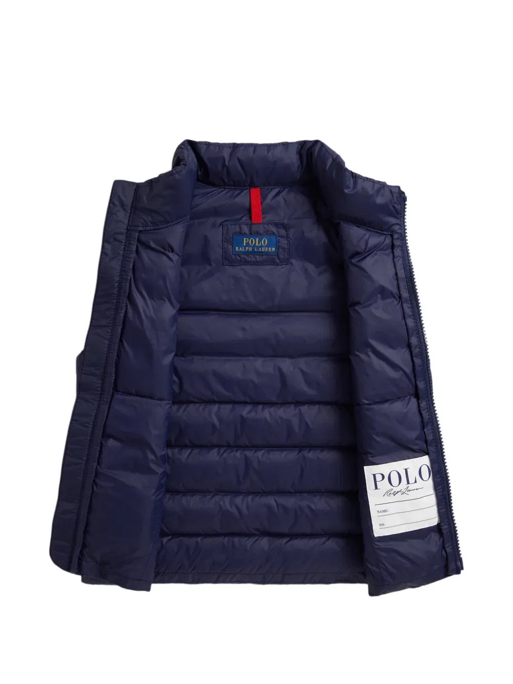 Складные стеганые жилеты Polo Ralph Lauren Kids, синий — фото 3