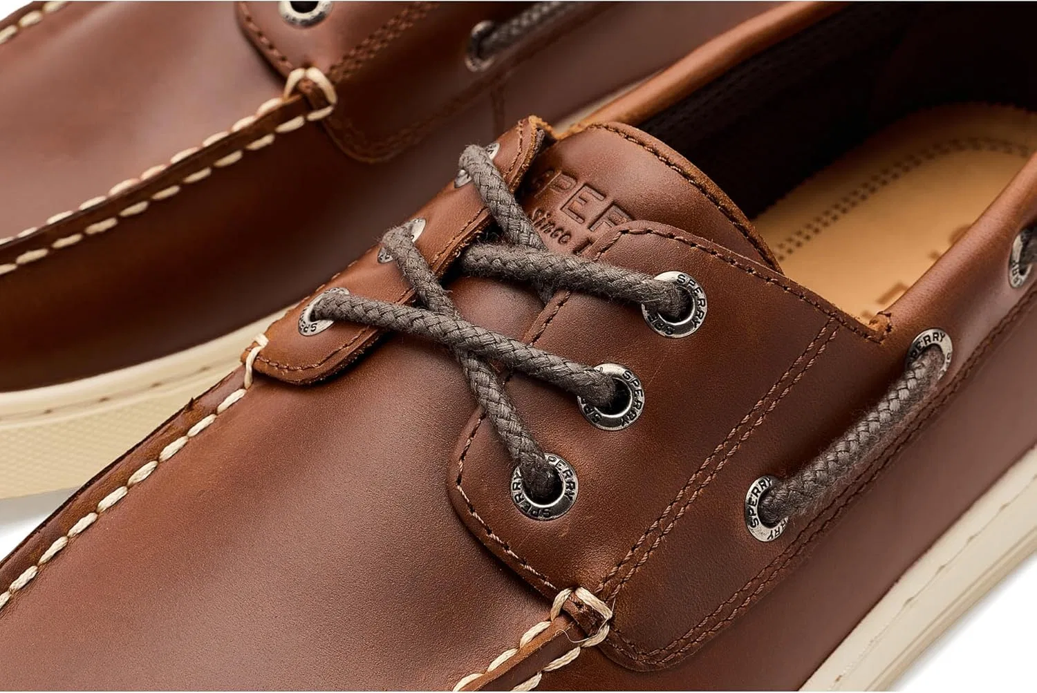 Лоферы Sperry Como Moc Leather, Tan — фото 2