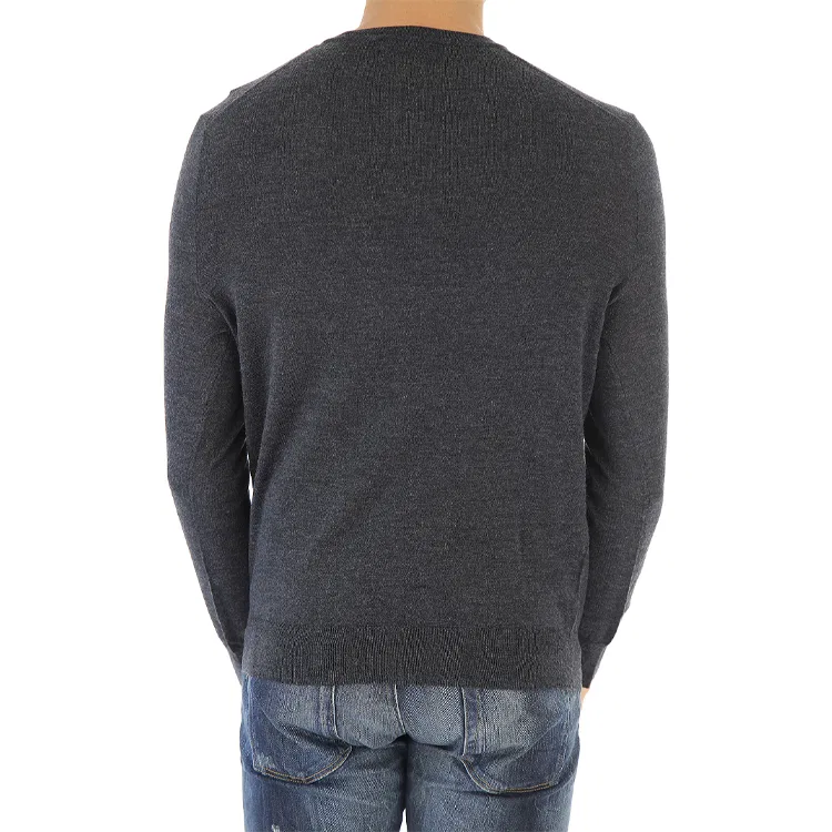 Свитер с круглым вырезом Classic Crewneck Pullover Polo Ralph Lauren, Dark Gray — фото 4