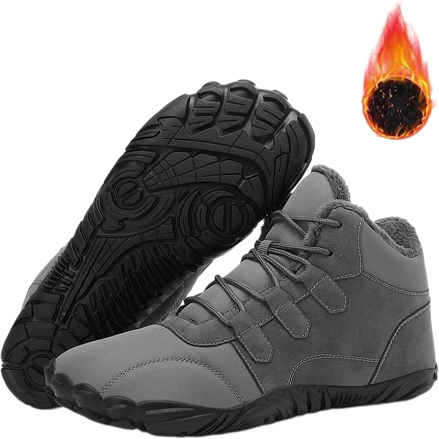 

Водонепроницаемые зимние туфли Giltpeak, удобные ботинки Pro, противоскользящие и водонепроницаемые зимние, для мужчин и женщин, серый