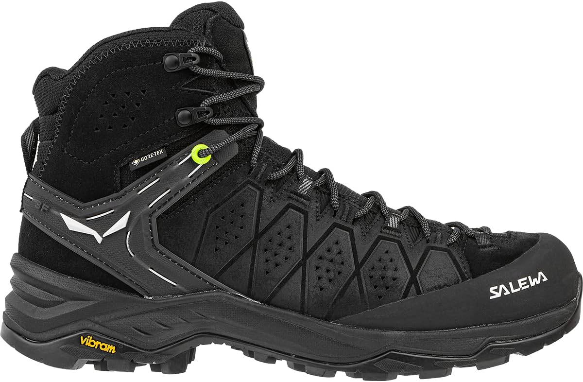 Мужские походные ботинки Salewa Alp Trainer 2 Mid Gore-Tex водонепроницаемые GTX, черный — фото 2