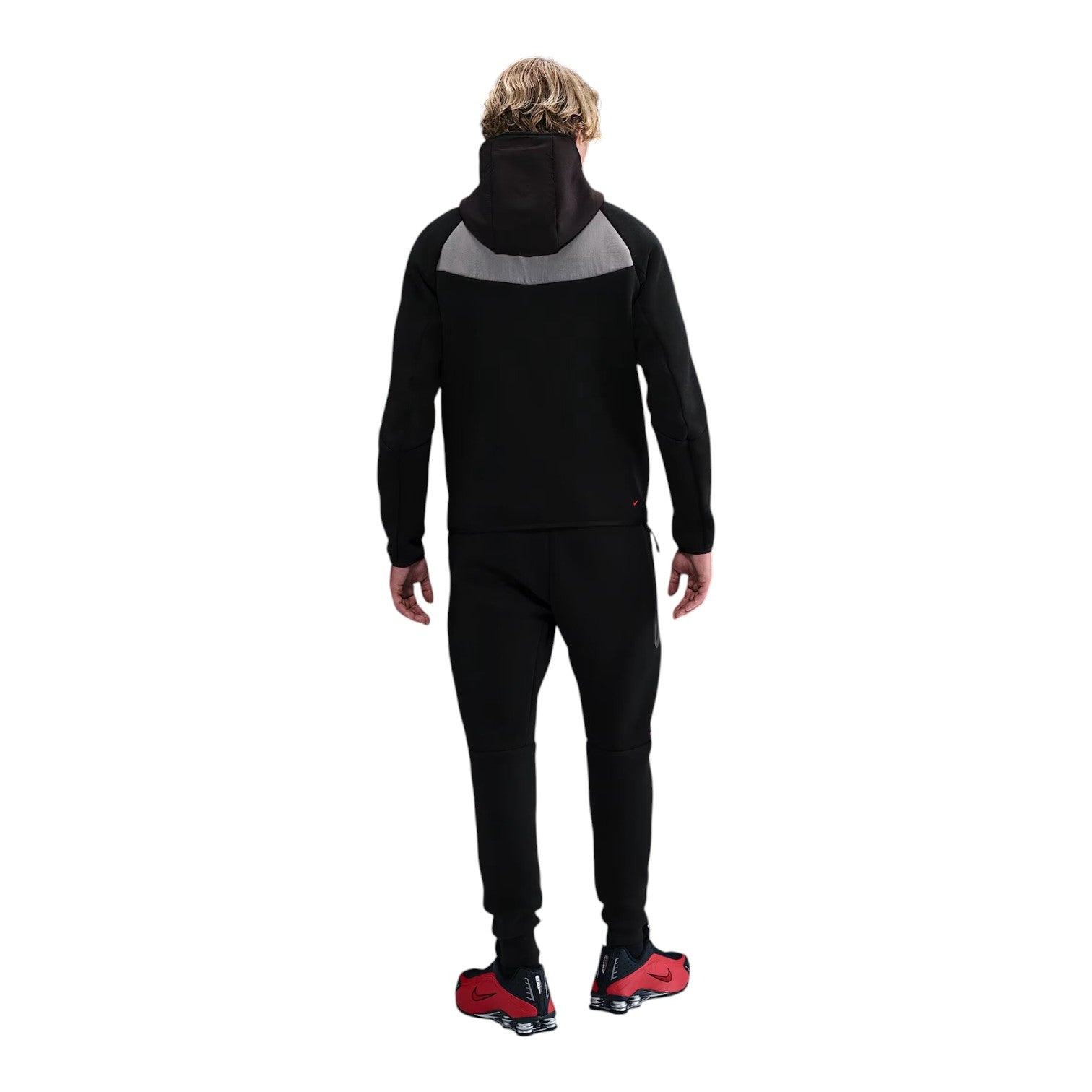 Спортивные брюки Nike Tech Fleece, цвет «Черный, темно-серый» — фото 2